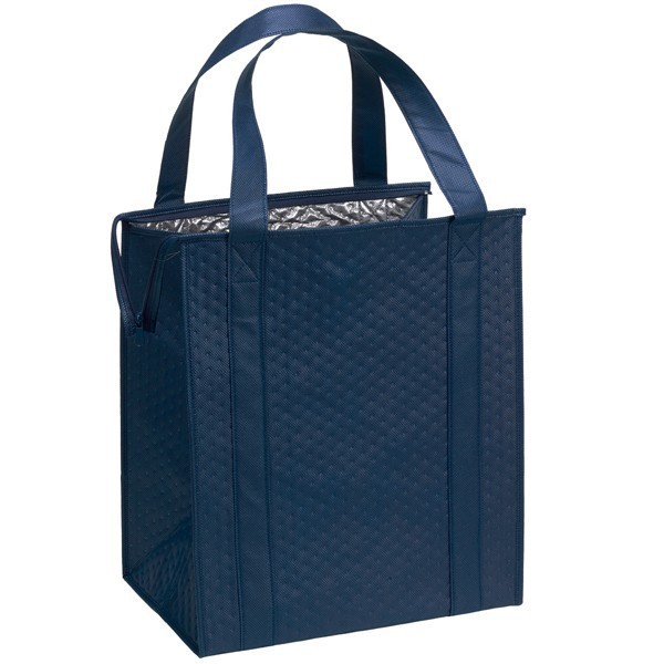 Navy cooler bag